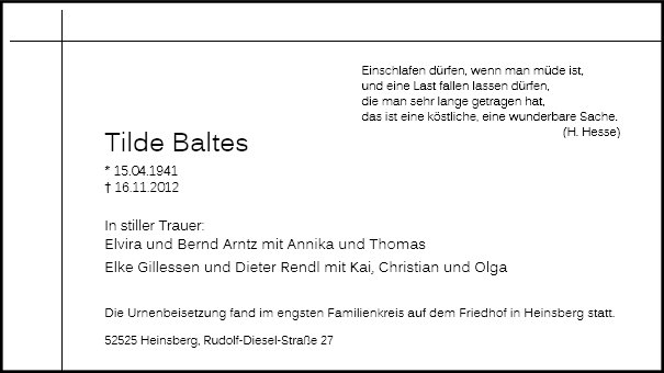 Tilde Baltes