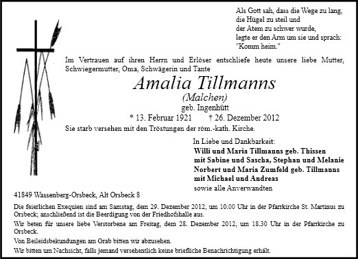 Amalia Tillmanns