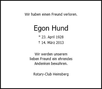 Egon Hund