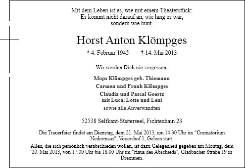 Horst Klömpges