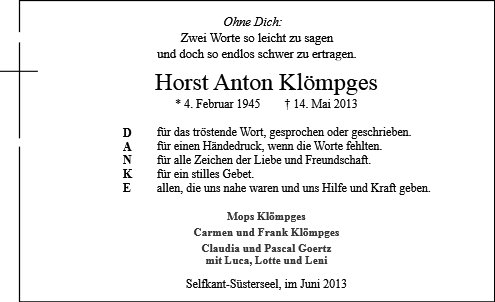 Horst Klömpges