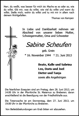 Sabine Scheufen