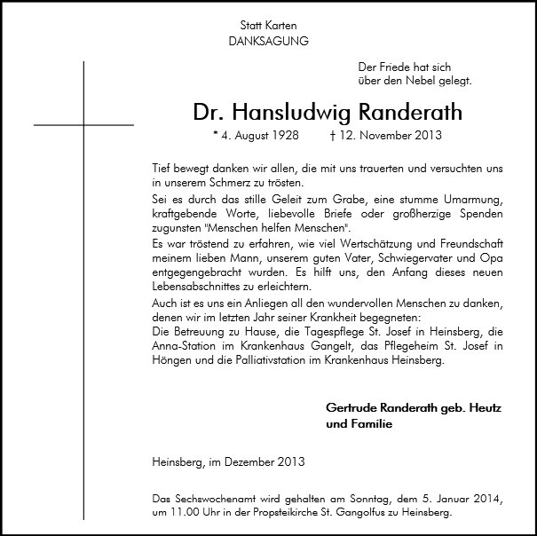 Hansludwig Randerath