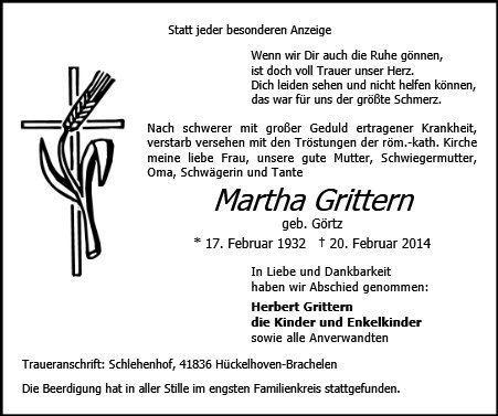 Martha Grittern