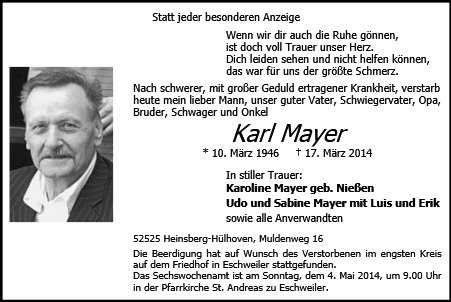 Karl Mayer