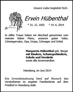 Erwin Hübenthal