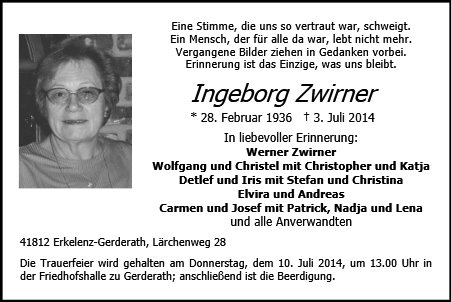 Ingeborg Zwirner