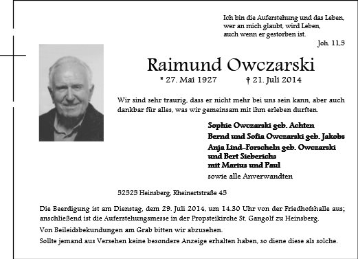 Raimund Owczarski