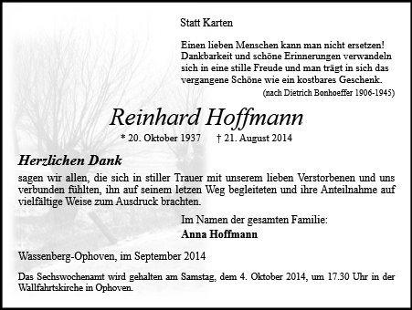 Reinhard Hoffmann