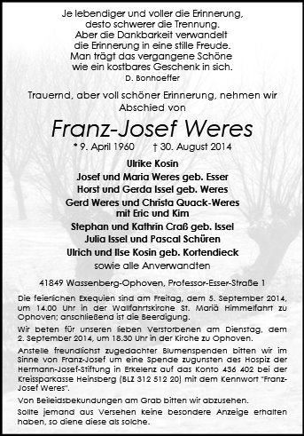 Franz-Josef Weres