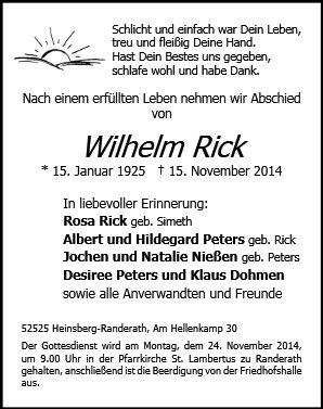 Wilhelm Rick