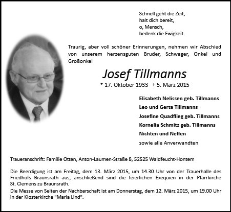 Josef Tillmanns