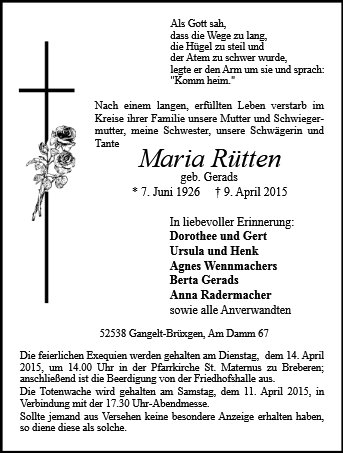 Maria Rütten