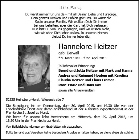 Hannelore Heitzer