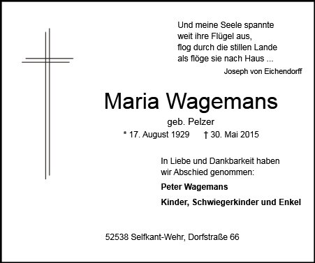 Maria Wagemans