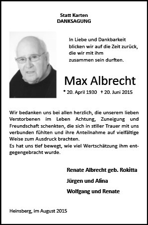 Max Albrecht