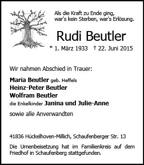 Rudi Beutler