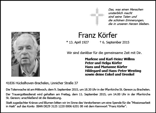 Franz Körfer