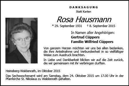 Rosa Hausmann