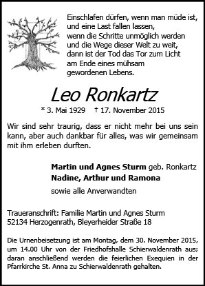 Leo Ronkartz