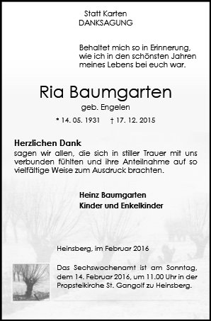Ria Baumgarten
