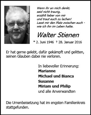 Walter Stienen