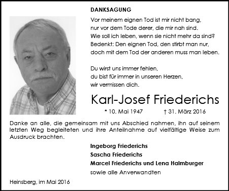 Karl Josef Friederichs