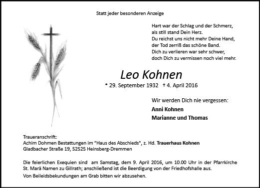 Leo Kohnen