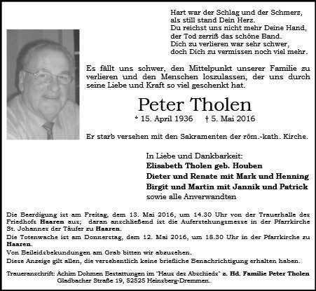 Peter Tholen