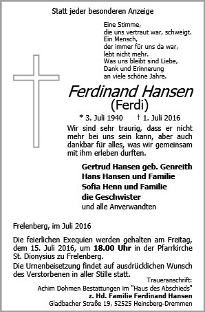 Ferdinand Hansen