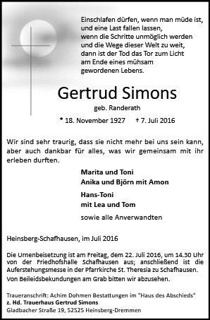 Gertrud Simons