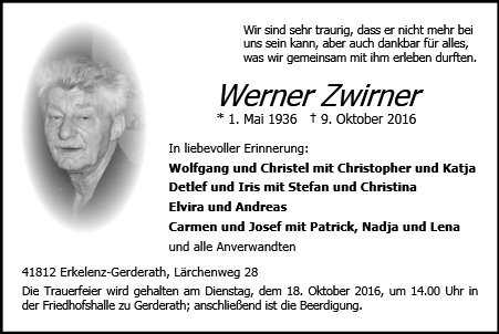 Werner Zwirner