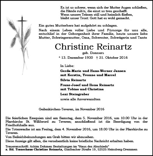 Christine Reinartz