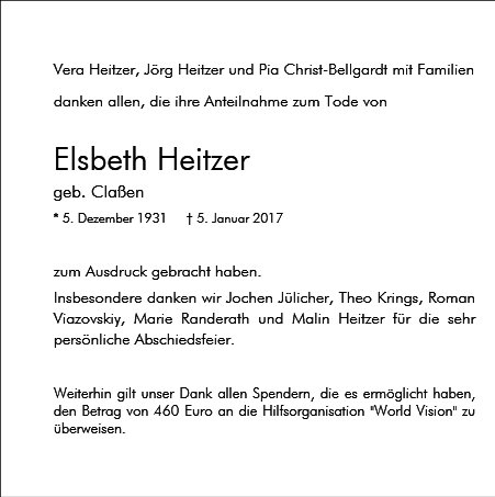 Elsbeth Heitzer