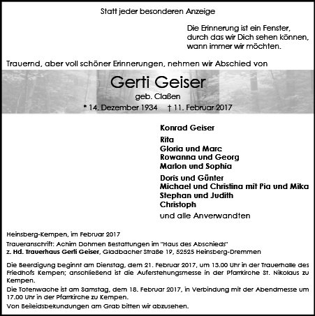 Gerti Geiser