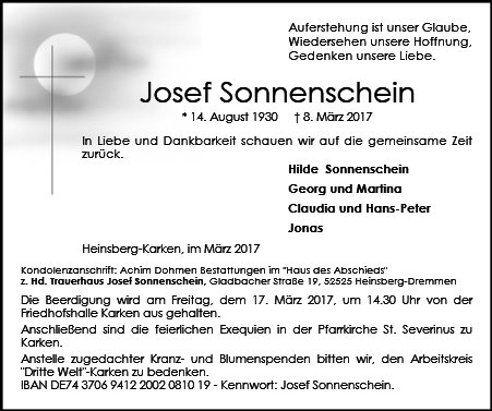 Josef Sonnenschein