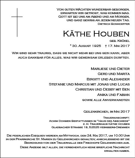 Käthe Houben