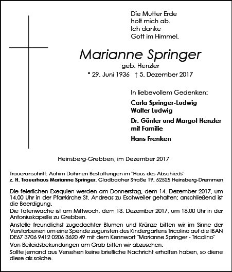 Marianne Springer