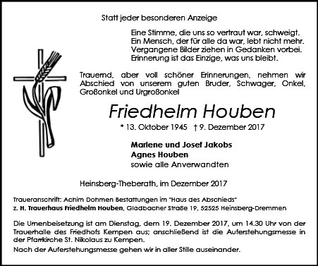 Friedhelm Houben