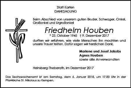 Friedhelm Houben