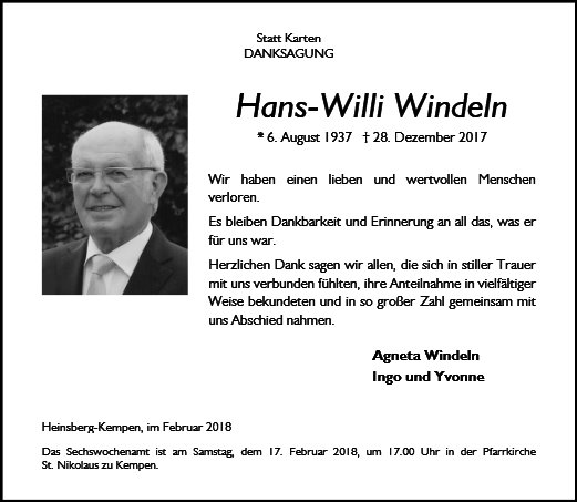 Hans-Willi Windeln