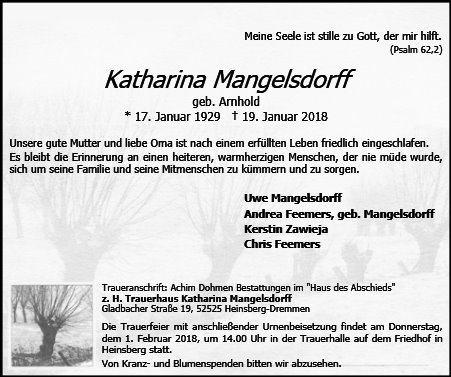 Katharina Mangelsdorff