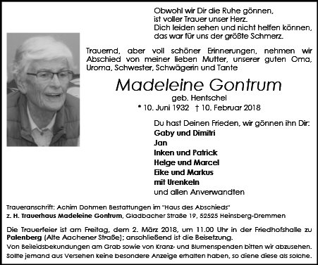 Madeleine Gontrum