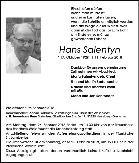 Hans Salentyn