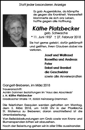 Käthe Platzbecker