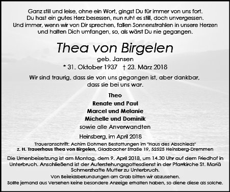 Thea von Birgelen