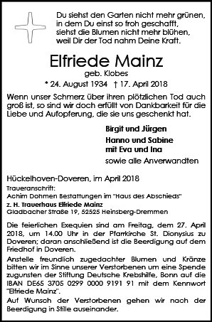 Elfriede Mainz