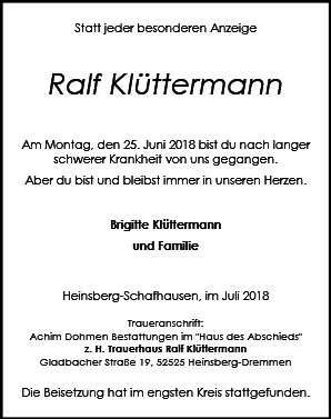 Ralf Klüttermann