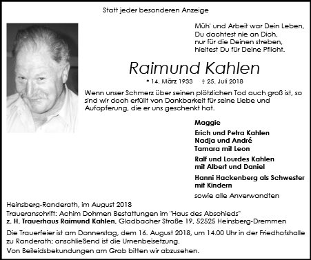 Raimund Kahlen