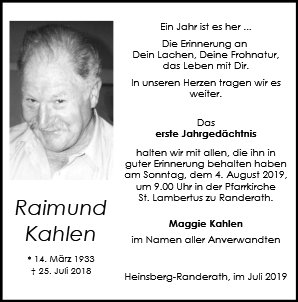 Raimund Kahlen